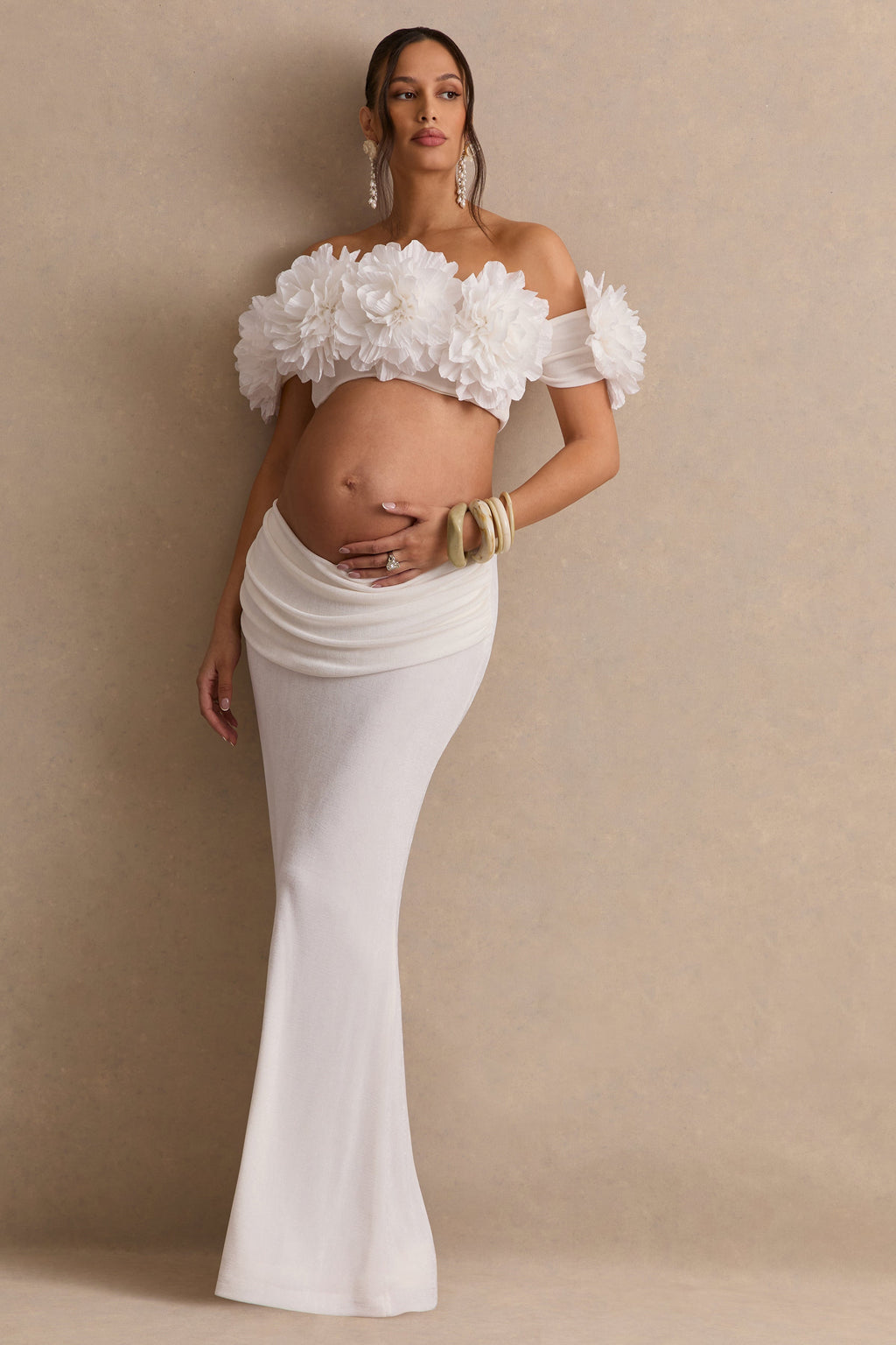 Arwenne | White Maxi Skirt