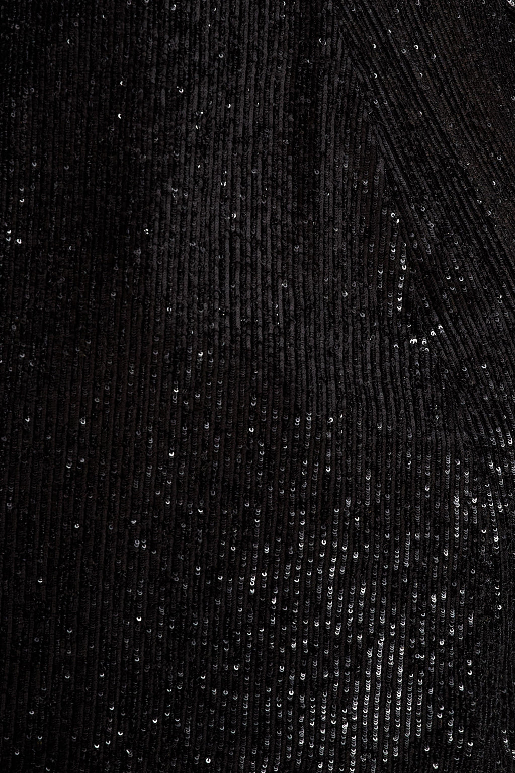 Clarabell | Black Sequin Bandeau Structured Mini Dress